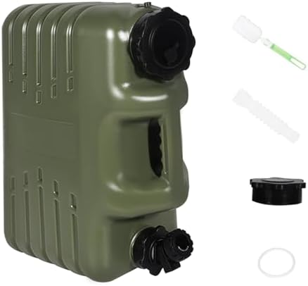 REDCAMP 4 Gallon/15L Portable Water Container with Spigot, Green by REDCAMP