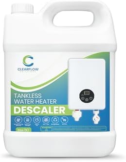 Tankless Water Heater Descaler - Premium Descaler for Tankless Water Heater Systems, Restores Heating Efficiency, Nontoxic, Biodegradable, Made in USA! 32 Ounce (Quart) by Unknown