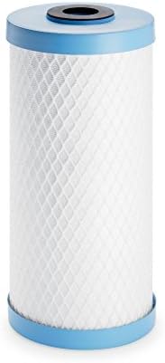 Pentair OMNIFilter CB6 Carbon Water Filter, 10" Whole House Heavy Duty Big Blue Carbon Block Taste & Odor Replacement Filter Cartridge, 10" x 4.5", 1 Micron, Blue by PentairOmniFilter