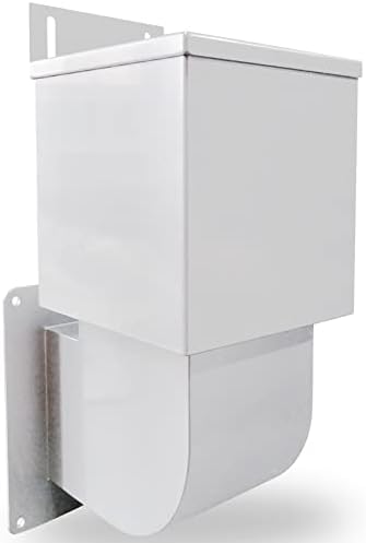 Stainless Steel Outdoor Dryer Vent Cover Closure and Seal Hood with Natural Energy Saving, Exhaust Air Fit for 4" Outside Siding Tube, Professional Patent Design Durable by MEANHDAG