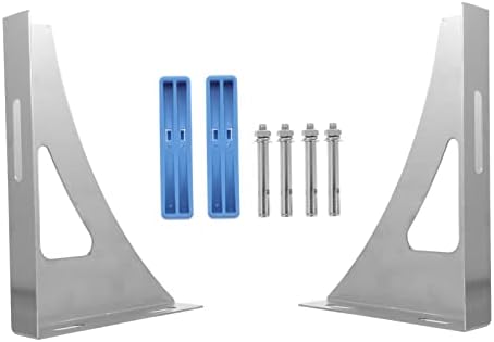 Stainless Steel Water Heater Wall Mount Support Brackets Pair by HOME