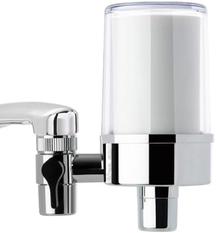 iSpring Faucet Water Filter DF2-CL for Kitchen, Bathroom, or RV Sink, 500 Gallons Long Life, Clear with Aerator by iSpring