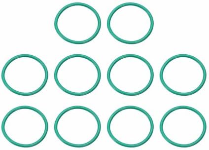 HARFINGTON 10 Pcs Fluorine Rubber O-Rings 32mm OD 27.2mm ID 2.4mm Width Round Sealing O Ring Seal Gasket for Industrial Engines Plumbing Faucet Hose Automotive by HARFINGTON