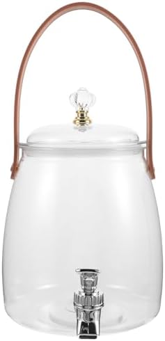 Plastic Beverage Dispenser with Tap, 3.2l Kitchen Cold Water Pitcher by GALPADA