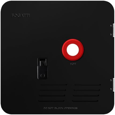 FOGATTI 18" x 18" InstaShower 8 RV Tankless Water Heater Door, Black by FOGATTI