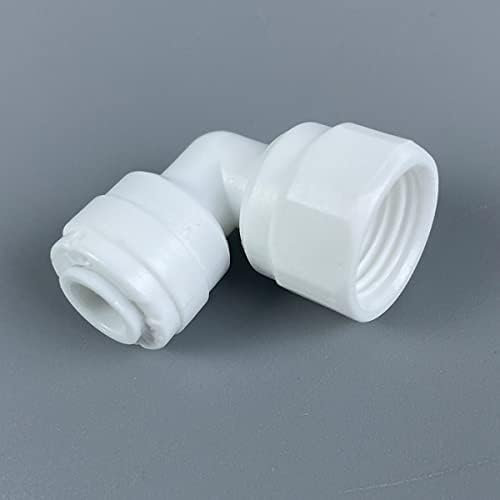 1/4" to 1/4" Female Quick Connector Tube Fittings Ball Valve Tee Straight/Eblow for Filter Water Purifiers RO Systems 10Pcs - Image 3