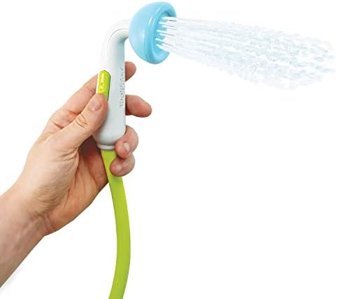 Yookidoo Baby Bath Shower Head - Elephant Water Pump and Trunk Spout Rinser - for Newborn Babies in Tub Or Sink - Image 3
