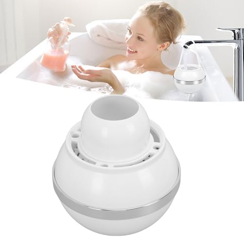Bathtub Filter, 8 Stages Bathtub Faucet Filter, Removes Impurities & Heavy Metals, Softens Tap Water, Tool Free Install for Home, Apartment & Travel Use by TianfuSpanda