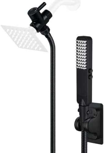 YDmeet High Pressure Dog Shower Attachment with ON/OFF Switch (Black) by YDmeet