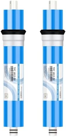 2-Pack of Reverse Osmosis Membrane Replacement Filters, Suitable for Under-Sink Reverse Osmosis Systems and Whole-House Drinking Water Filtration Systems(1812-50G) by Unknown