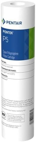 Pentair Pentek P5 Sediment Water Filter Cartridge, 10-Inch, 5 Micron by PENTAIRPENTEK