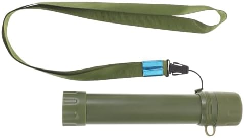 Portable Water Purifier Straw for Hiking Camping with Lanyard by Ifundom