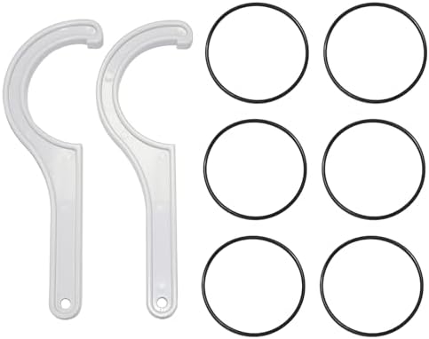 QPQ Water Filter Wrench Set for APEC, with O-Rings, 2 Wrenches + 6 Rings by Unknown