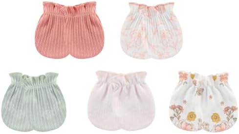 MAMIMAKA Newborn Baby Boy Girl Caps Mittens Socks Set Cotton Baby Essentials Accessories (Hats+Gloves+Socks) - Image 3