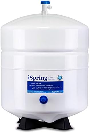 iSpring F5-75 Reverse Osmosis Replacement Water Filter Pack Set for 5-Stage System & T32M Pressurized Water Storage Tank with Ball Valve for Reverse Osmosis RO Systems - Image 5