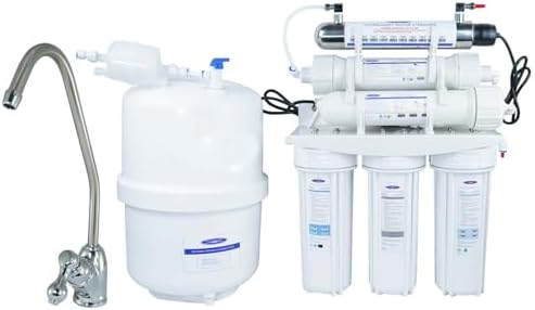 Crystal Quest Thunder Ultrafiltration/Multistage SMART - Reverse Osmosis Under Sink Water Filter – 14 Stages of Filtration + UV Filtration – Ultra & RO Membranes - Complete Installation Kit - 100 GPD by CrystalQuest