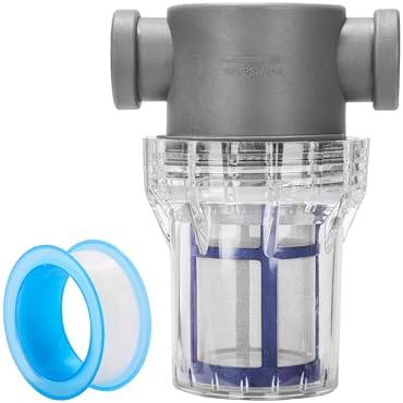 1/2'' Female NPT in-Line Strainer - Garden Hose Filter for High Pressure Washer, Sediment Filter with 100 Mesh Stainless Steel Screen (1/2'' 100 Mesh) by YMYP