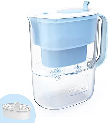 Waterdrop PT-61B Water Filter Pitcher, 10-Cup, NSF Certified, Blue by Waterdrop