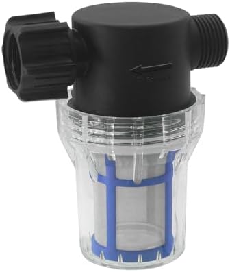 GIEX 100 Mesh Garden Hose Filter with Quick Connect, 3/4" GHT Thread Inline Sediment Trap for Pressure Washers, Sprinkler Systems & General Garden Irrigation by Unknown