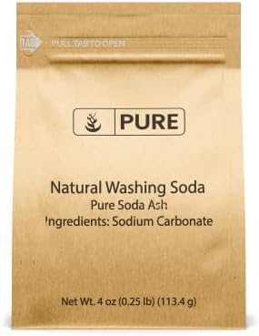 PURE ORIGINAL INGREDIENTS, Washing Soda, 4 Oz by PureSupplements