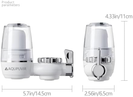 Sink Water Filter System for Kitchen Faucet | Reduces Lead, Chlorine, Bad Taste & Odor | High Capacity 320 Gallons | Easy Install with View Window | Drinking Water Purifier - Image 3