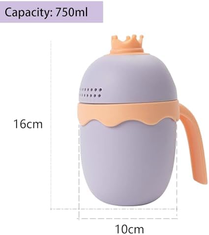 Baby Shower Cap with Bath Rinse Cup, Baby Toddler Hair Washing Shield, Adjustable Silicone Bath Visor for Toddlers, Shower Hat for Kids 1-9 Years, Pink Crown - Image 3