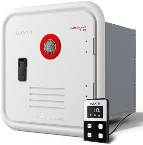 FOGATTI InstaShower 9 Pro RV Tankless Water Heater, Built-in Mixing Tank by FOGATTI