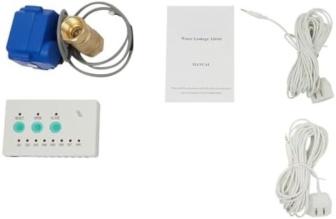 Water Leak Detector Kit, Water Pipe Leakage Monitor with DN 20 Ball Valve for DN8-DN25 Valves, Fit Pipes 3/4 NPT and Sound Light Alarms, Reaction Speed 1s, for Kitchens, Swimming Pools - Image 7