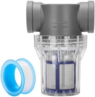 1'' Female NPT in-Line Strainer - Garden Hose Filter for High Pressure Washer, Sediment Filter with 100 Mesh Stainless Steel Screen (1'' 100 Mesh) by YMYP
