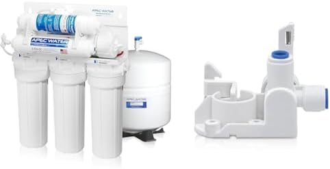 APEC Water Systems Top Tier Supreme Certified Alkaline Mineral pH+ High Flow & Leak Detector with Auto Shut Off Valve for Reverse Osmosis System and Undersink Water Filters by APECWaterSystems