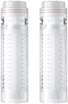 2-Pack PVDF Ultrafiltration Membrane Water Filter Cartridge, Flat End UF Filter Replacement, Fit for 10" Housings, Ideal for Whole House and Under Sink Water by Unknown
