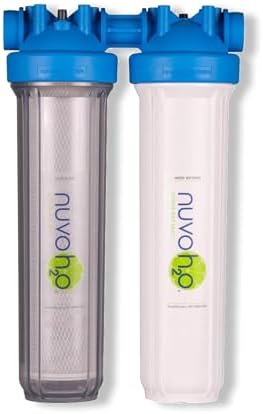 NuvoH2O Advanced 2-Stage Salt-Free Softener & Carbon Filter System by NUVOH2O