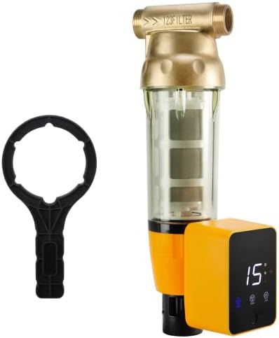 iSpring WCFM400K Whole House Central Iron and Manganese Water Filter Filtration System & WSP50ARB Spin Down Sediment Water Filter, 50 Micron - Image 5