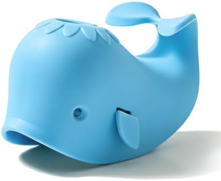Bath Spout Cover for Bathtub - Protects Baby from Bumping Head During Bathing Time Baby Faucet Cover Universal Faucet Protective Cover Whale Design by GKGOGO