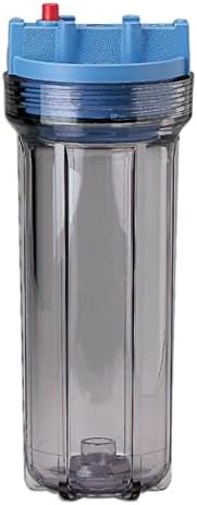 Pentair Pentek 158007 Traditional Slim Line Filter Housing, 3/8" NPT #10 Under Sink Clear Water Filter Housing with Pressure Relief Button, 10-Inch, Clear by PENTAIRPENTEK