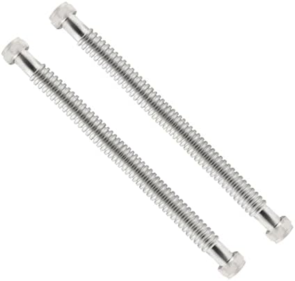 18inch Stainless Steel Corrugated Water Heater Connector Flexible for Female Iron Water Pipes Fitting, 1" FIP x 1" FIP, 18" Length (2 Packs) by Watflow