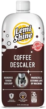 Lemi Shine Coffee Descaler - Made with Food-Grade Citric Acid - 15 oz by LemiShine