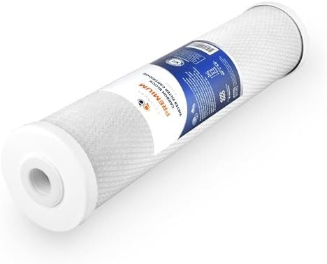 Aquaboon 5 Micron 20 x 4.5 Whole House Water Filter Replacement Cartridge Set: Sediment, Iron & Manganese, CTO for 3-Stage Water Filtration System 2 Pack - Image 2