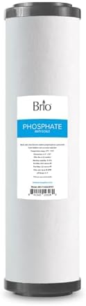 Brio RFCTY4520KDF Whole House Water Filter System (Universal Replacement Filter) | Remove Heavy Metals from water | Phosphate Anti-Scale |100,000 Gallons or 1 Year | 4.5" x 20" by Brio