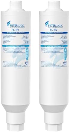Filterlogic RV Inline Water Filter, Garden Hose & Camper Water Filter by Filterlogic