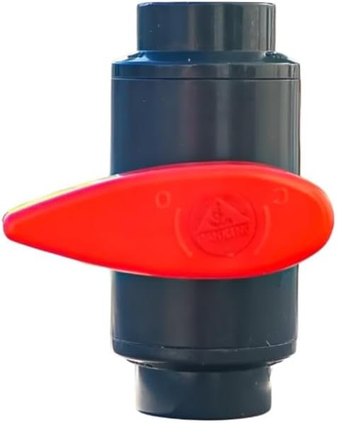3/4 inch Ball Valve - Shut Off Used for Whole House Water Filters, Water Softeners, UV Filters - UP- Grade Valve from White Schedule 40 or Brass, easy turn. sold as one part - Image 2
