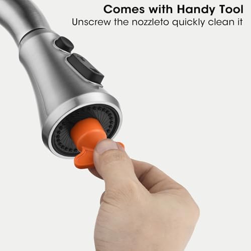 Kitchen Faucet Head Replacement, 3-Function Spray Nozzle - Image 6