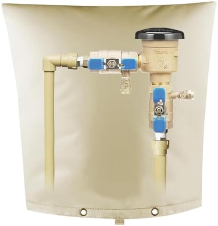Sprinkler Valves Cover, Heavy Duty Backflow Preventer Cover Sprinkler Backflow Covers for Winter 5 Layer Reinforced Outdoor Faucet Guard Covers for Outdoor Pipe Sprinklers Valves by Unknown