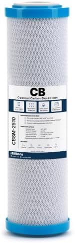 iFilters 0.5 Micron 2.5 x 10 Carbon Block Under Sink Water Filter by iFilters