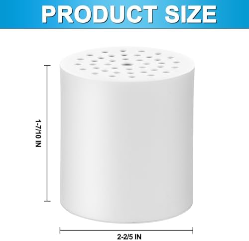 6 Pack 20 Stage Shower Filter Replacement by Sikawai Shower Cartridge Filter, Shower Head Filter Refill with Vitamin C Shower Head Replacement Filter for Hard Water - Image 2