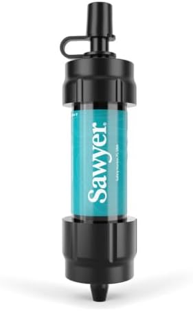 Sawyer Products SP3404 Mini Water Filtration System, Filter and Cleaning Plunger only, 4-Pack, Teal - Image 2