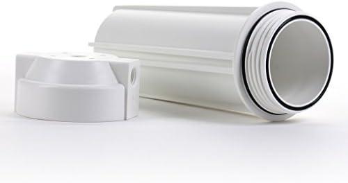 Hydronix HF4-10WHWH38 Water Filter Housing 10" RO, Whole House, Hydroponics - 3/8" Ports, Double O-Ring, White - Image 3