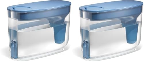 LifeStraw Home BPA -Free Water Filter Dispenser, Stormy Blue, 18-Cup (Pack of 2) by Unknown