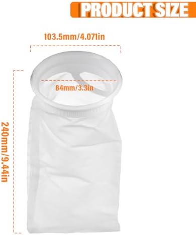 2 Pcs IBC Lid Filter Nylon Screen for Water Tank Rain Barrel Plastic - Image 2