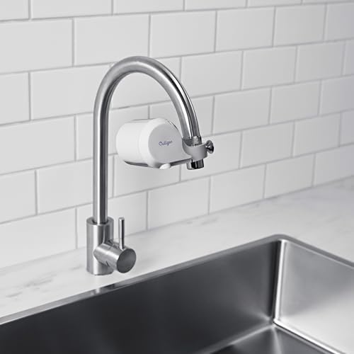 Culligan CULFMWHRF Faucet Mount Water Filter - White Water Filter for Sink Faucet Reduces Microplastics & Reduces Chlorine, Easy Installation Filtration System for Clean Tap Drinking - Image 3